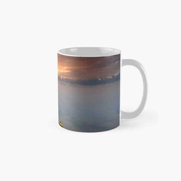 Stormy Seaview Sunbeams Sunrise Classic Mug