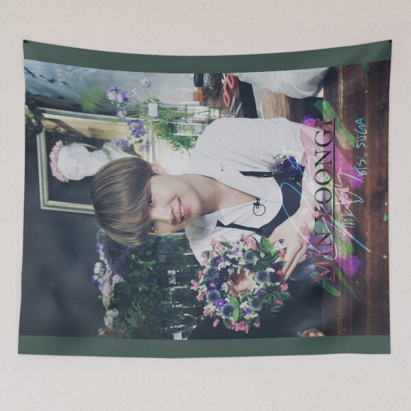 Item preview, BTS - Min Yoongi (florist) designed and sold by KiarAka.