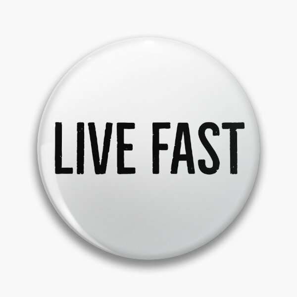 Item preview, Live fast designed and sold by BucketheadMerch.