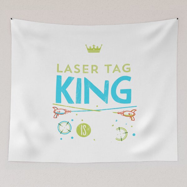 Item preview, 8 Year Old Laser Tag King Birthday Party 8Th Birthday Print designed and sold by noirty.