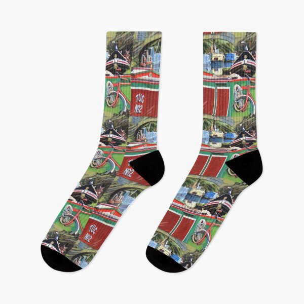 Item preview, ARGY BARGEY - ROCHDALE CANAL - HEBDEN BRIDGE designed and sold by JACQUELINE MCKENZIE.