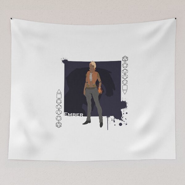 Item preview, Warframe Ember DnD Fanart designed and sold by ChriST-6.