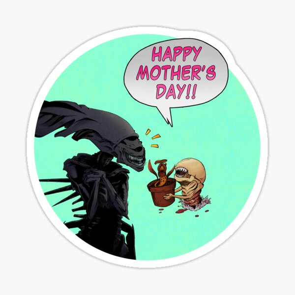 Item preview, Happy Mother's Day - Alien Movies designed and sold by Romano Louwers.