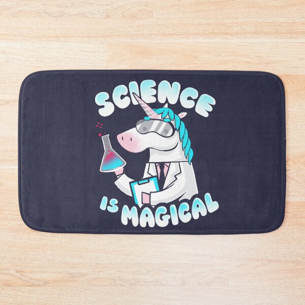 Item preview, Science is magical - Funny Rainbow Unicorn - Scientist Lab designed and sold by BlancaVidal.