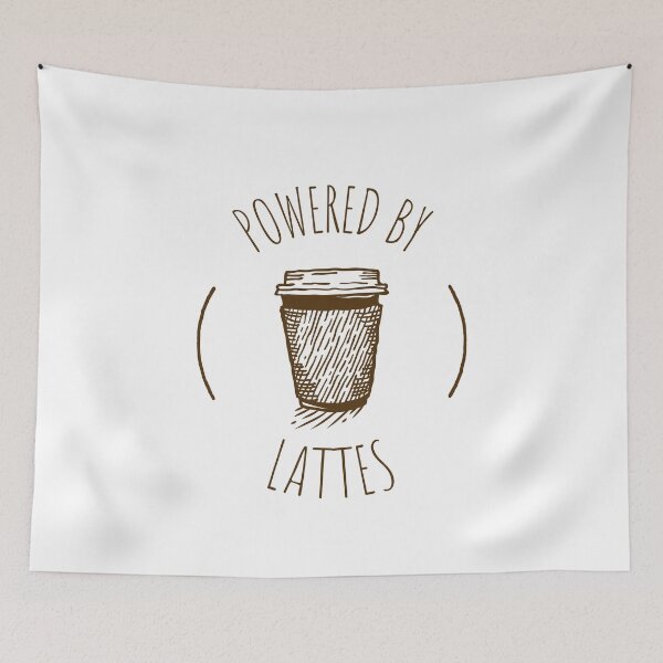Item preview, Powered by Lattes designed and sold by friendlyspoon.