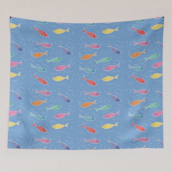 Item preview, Digital linocut fish designed and sold by stu-dio-art.