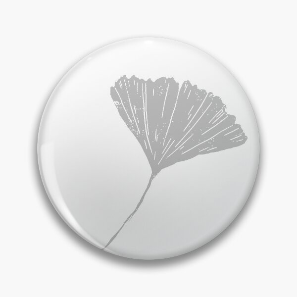 Item preview, Ginkgo biloba grey leaf designed and sold by emporiumjulium.