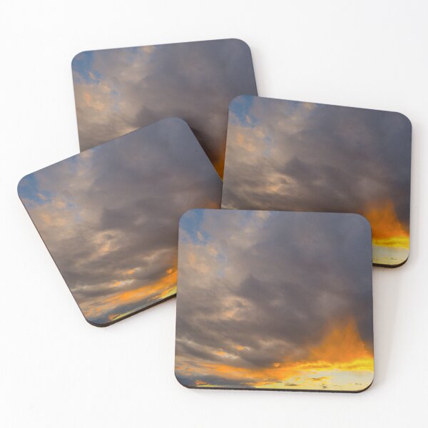 Item preview, Cloudy sky in a saturated sunset sunlight designed and sold by yarvin13.