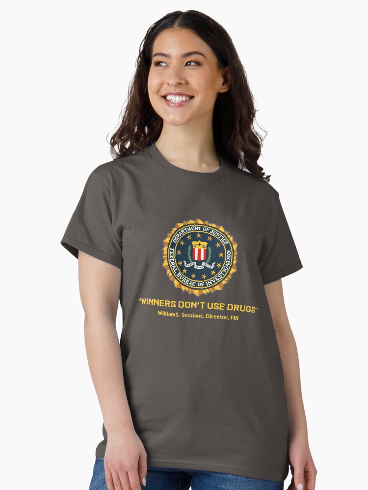 Thumbnail 1 of 7, Classic T-Shirt, Winners Don't Use Drugs designed and sold by pixelskaya.