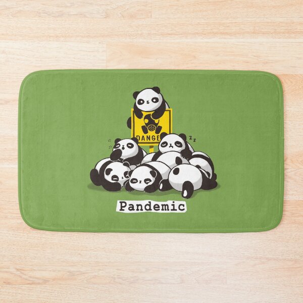 Item preview, Pandemic Pun - Fluffy Cute Panda - Social Distancing designed and sold by BlancaVidal.