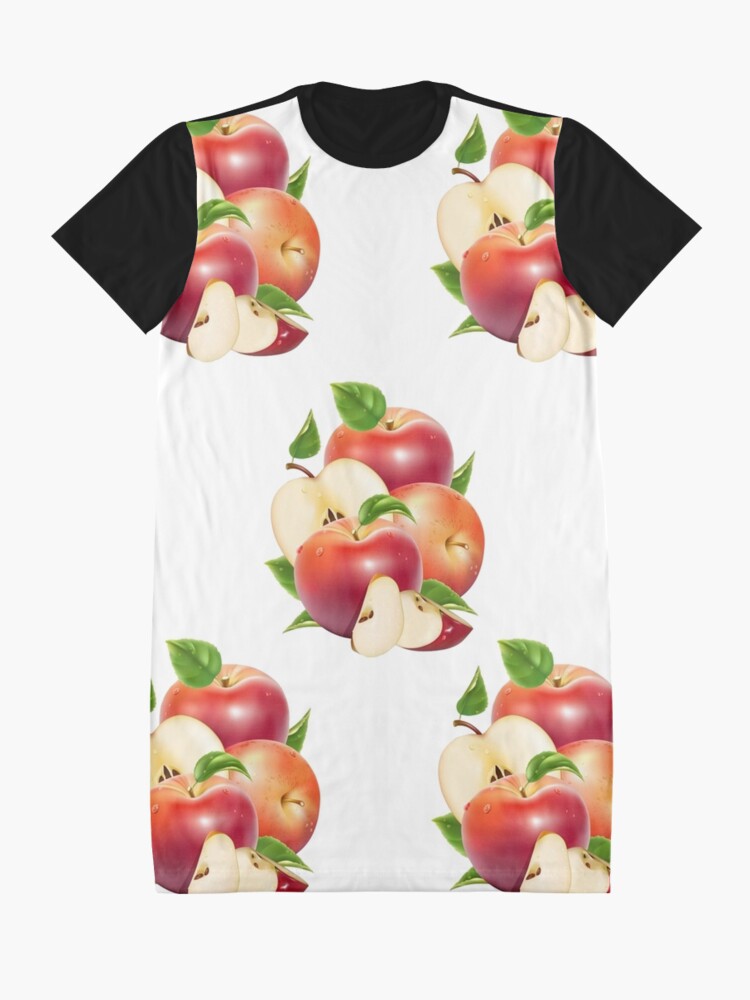 Alternate view of Apple Graphic T-Shirt Dress