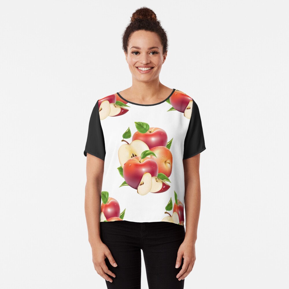 Apple Chiffon Top