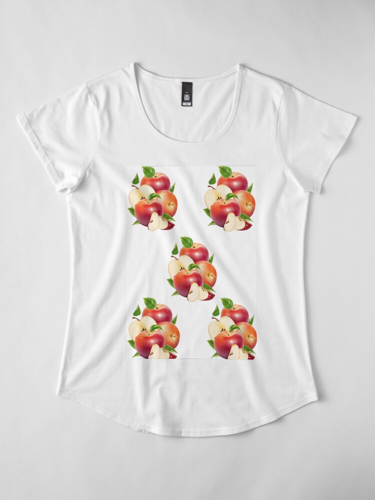 Alternate view of Apple Premium Scoop T-Shirt