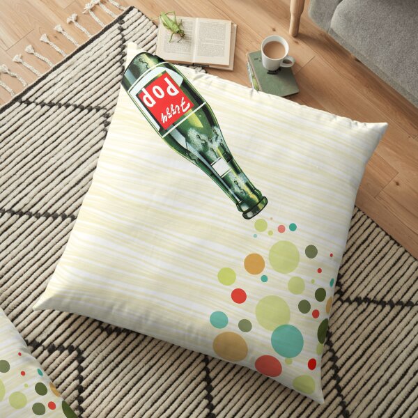 Fizzy Pop Art Floor Pillow