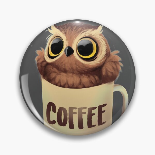 Item preview, Night Owl Coffee - Cute Bird - Life Begins after Coffee designed and sold by BlancaVidal.