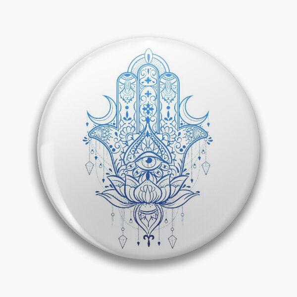 Item preview, Hamsa Lotus Hand Design designed and sold by MissChatZ.