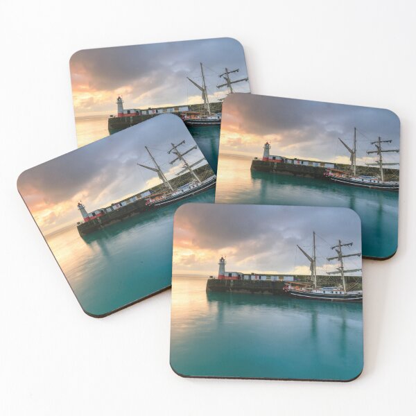 Item preview, Newlyn South Pier at sunrise designed and sold by bitm2007.