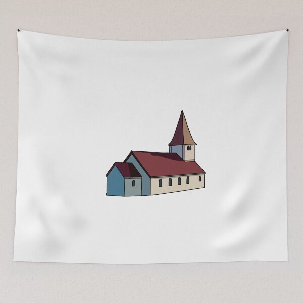 Item preview, church of Vik, Iceland designed and sold by tsiguidou.