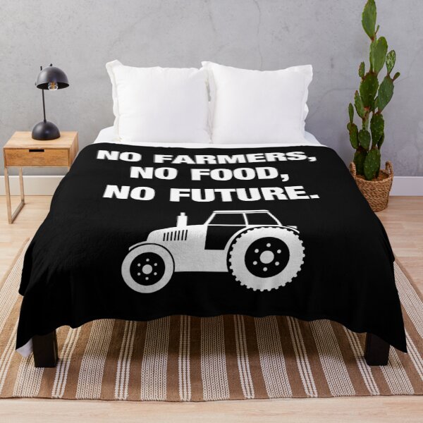 Item preview, No farmer, no food, no future - farmer saying designed and sold by Lenny Stahl.