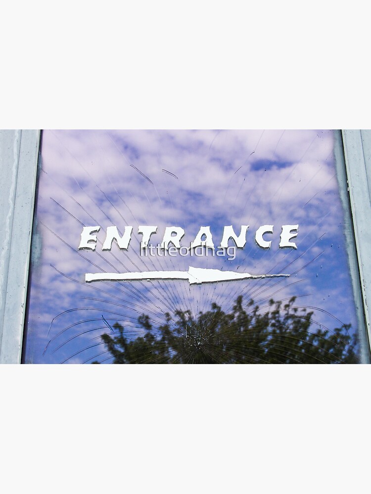 Thumbnail 4 of 4, Metal Print, Blue Entrance designed and sold by littleoldhag.