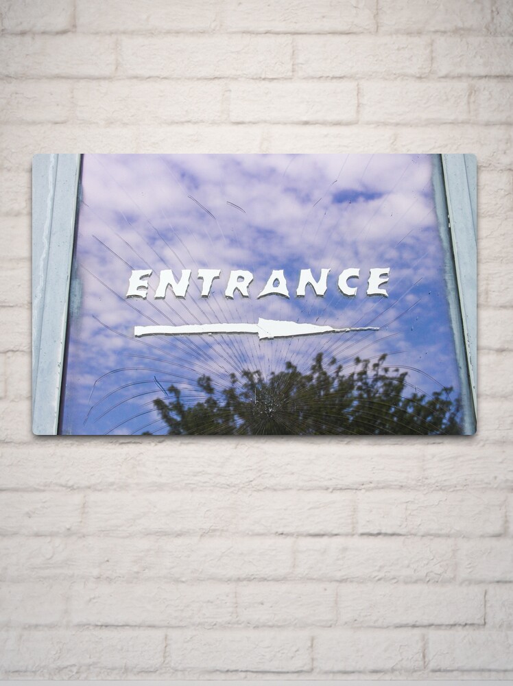 Thumbnail 2 of 4, Metal Print, Blue Entrance designed and sold by littleoldhag.