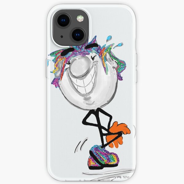 Stickman "Just Fun" iPhone Flexible Hülle