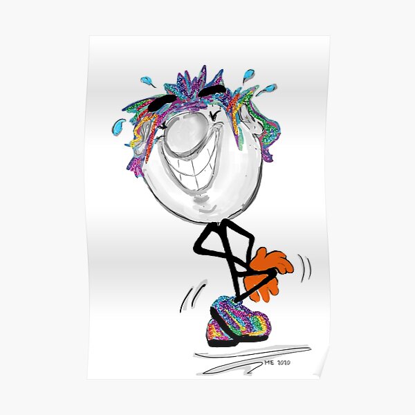 Stickman "Just Fun" Poster