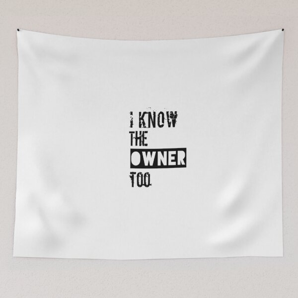 Item preview, I Know The Owner Too/ Funny Bartender / Bartender Gift /Tank Top Father's day  designed and sold by Chamssou.