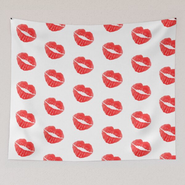 Item preview, Red Lips Smiling designed and sold by Sybille-Yates.
