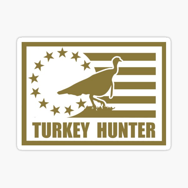 Item preview, Turkey Hunter; Betsy Ross Flag; designed and sold by StickerApe.