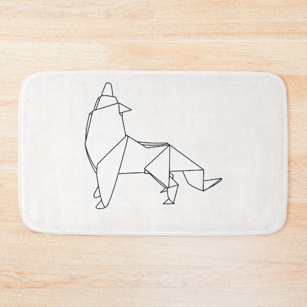 Item preview, Origami wolf designed and sold by Schmuddelshirt.