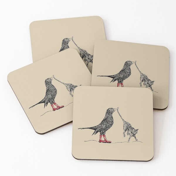 Item preview, Starling and the cat designed and sold by Agata Kowalczyk.