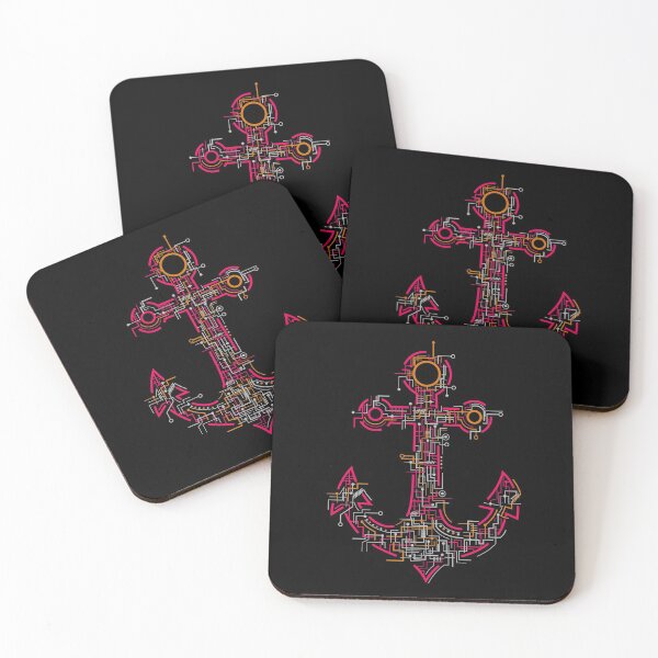 Item preview, Fuchsia Electric Anchor designed and sold by EddieBalevo.