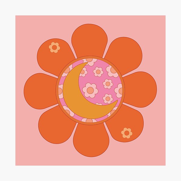 Flower Moon Photographic Print