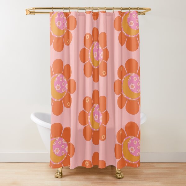 Flower Moon Shower Curtain