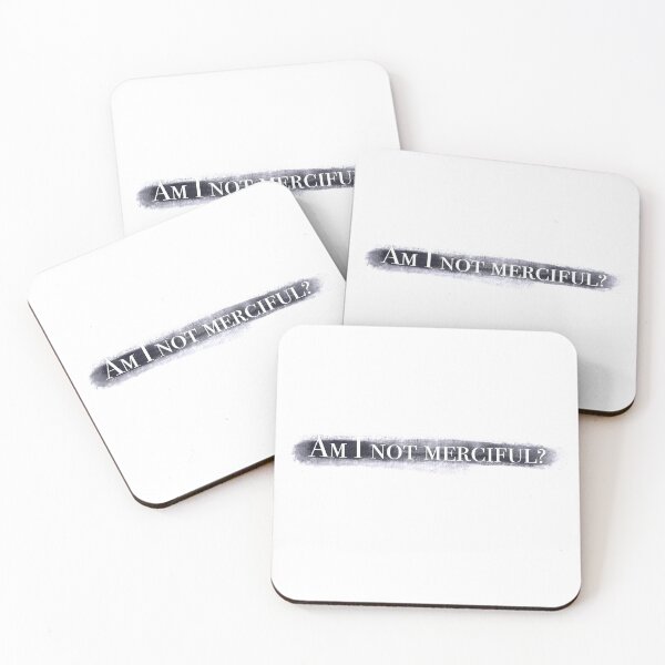 Item preview, Am I Not Merciful - Type (Black and White) designed and sold by etlinguae.