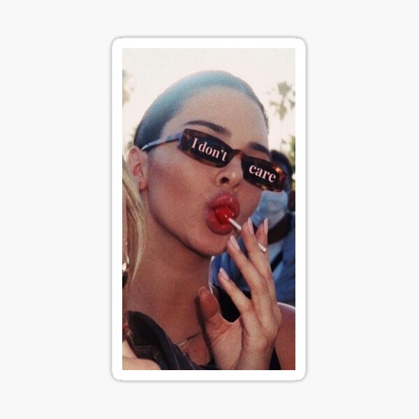 KENDALL JENNER "JE NE VEUX PAS" Sticker