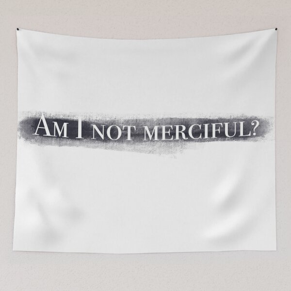 Item preview, Am I Not Merciful - Type (Black and White) designed and sold by etlinguae.