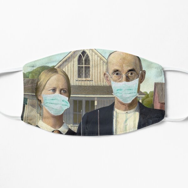 American Gothic Masked Flat Mask