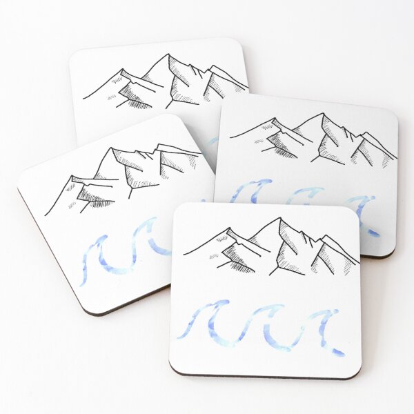 Item preview, Mountains and Waves designed and sold by amariei.