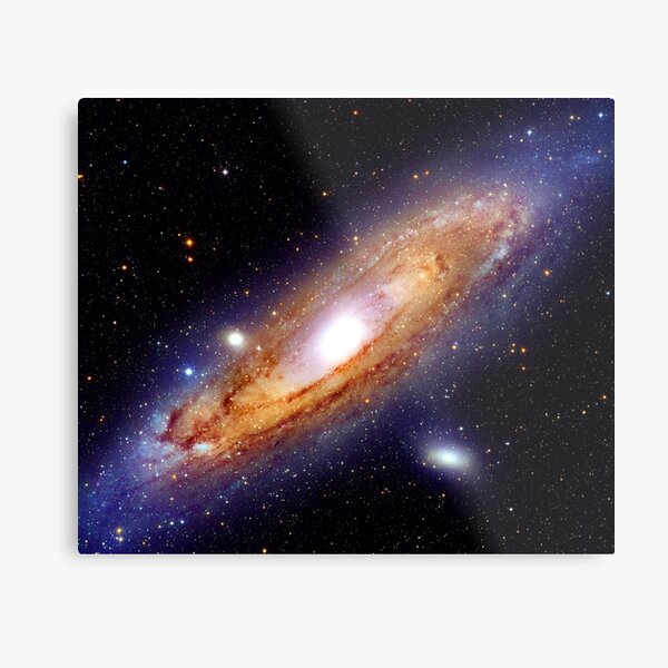 The Andromeda Galaxy (M31, NGC 224) in High Resolution. Nasa Hubble Space Telescope Astronomy Photo Metal Print