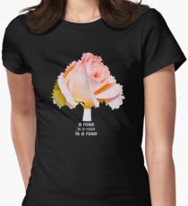 a rose is a rose is a tree Women's Fitted T-Shirt