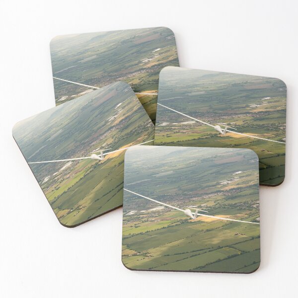 Item preview, Sailplane,glider soaring above the English contryside. designed and sold by sandyprints.