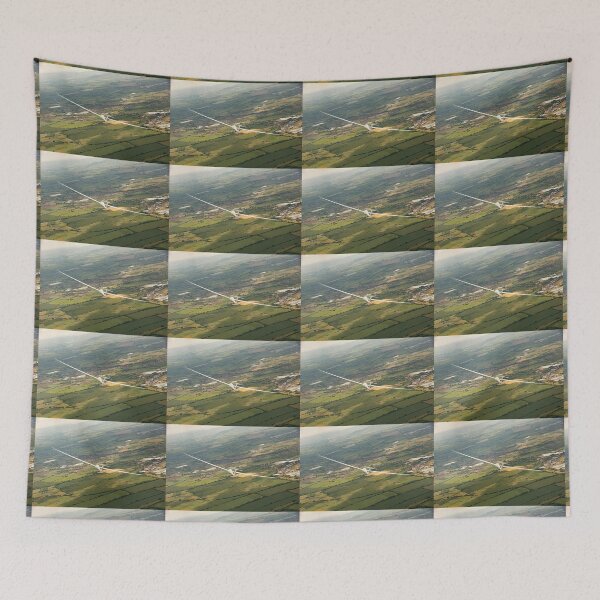 Item preview, Sailplane,glider soaring above the English contryside. designed and sold by sandyprints.