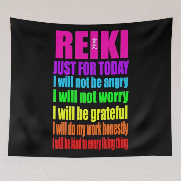 Item preview, The Five Reiki Principles | The Sacred Wellness designed and sold by azimaplace.