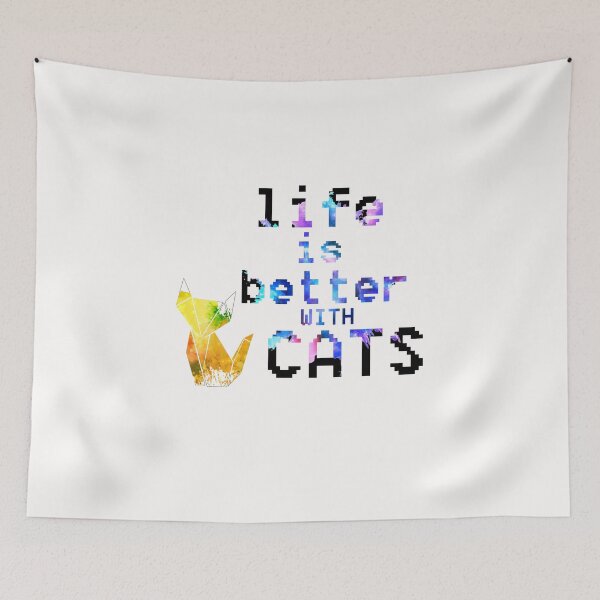 Item preview, Origami life is better with cats designed and sold by Schmuddelshirt.