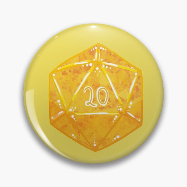 Artikelvorschau, Gelbe natürliche 20 Dungeons and Dragons Candy Dice! entworfen und verkauft von amyscabgarden.
