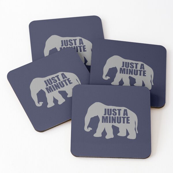 Item preview, Just a minute. Grey Elephant designed and sold by ShineEyePirate.