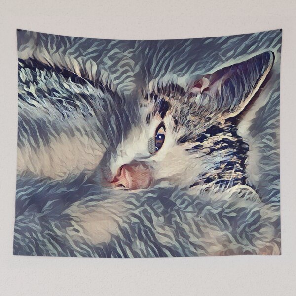 Item preview, Soft Soft Lunapic Kitten Cloud designed and sold by VikingVisual.