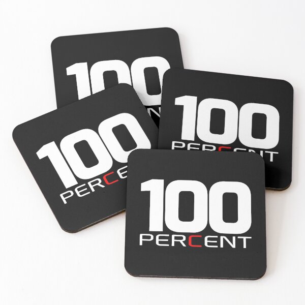 Item preview, Cute 100 PERCENT Idea Inspirational Motivational Funny slang sayings and quotes designed and sold by Thinline Fire Police EMS.